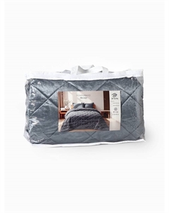 Покрывало «» 220×240±5 см, велюр, серо-голубое Этель