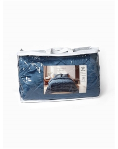 Покрывало «» 220×240±5 см, велюр, синее Этель