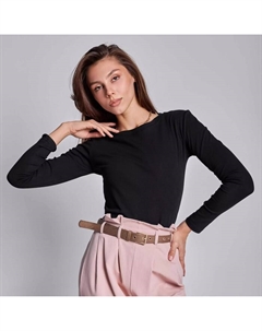 Лонгслив женский, чёрный, размер ONE SIZE (42-46) Dommod