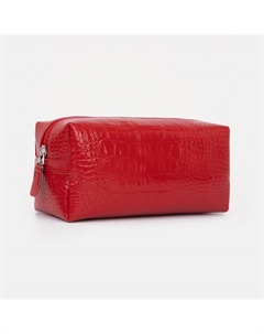 Косметичка на молнии, цвет алый кайман Textura
