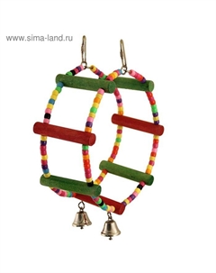 Игрушка «Качели-колесо» для птиц, 25×7×8 см Triol