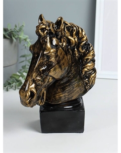 Копилка для денег «Голова коня», гипс, 25 см, античный Хорошие сувениры