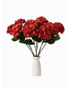 Цветы искусственные «Гортензия элит», h=50 см, d=16 см, красные Poetry in flowers