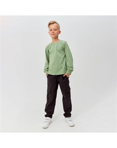 Брюки для мальчика : Casual collection цвет коричневый, рост 140 Minaku