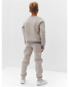 Костюм детский с начёсом (свитшот, брюки), серый, рост 152 см Minaku