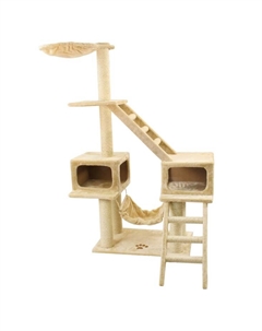 Игровой комплекс для кошек «Скалодром», 126×82×151 см, бежевый Triol