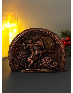 Фигурка гипс «Богатырь на коне», 22×4×15.5 см Хорошие сувениры