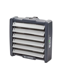 Тепловентилятор Ballu BHP-W2-70-LN, водяной, настенный, 70 кВт, 4800 м3/ч, 3 режима, черный