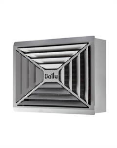 Тепловентилятор Ballu BHP-W4-20-D, водяной, 1600 м3/ч, 3 режима, серебристый