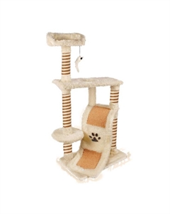 Игровой комплекс для кошек «Каскад», 65×57×124 см, бежевый Triol