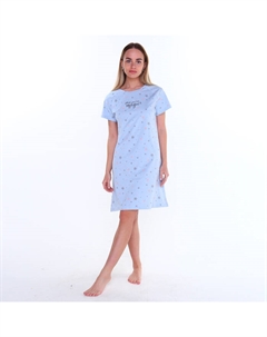 Сорочка ночная женская, голубая, размер 50 (XL) Mark formelle