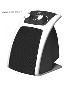 Тепловентилятор Electrolux EFH/C-5120, напольный, керамический, 1500 Вт, 25 м², бело-чёрный