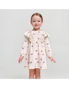 Платье детское Dream, размер 34 (122-128 см), бежевое Kaftan