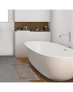 Коврик для ванной «» Classic, 50×80 см, 70% хлопок, 30% полиэстер,1600 г/м², шоколадный Этель