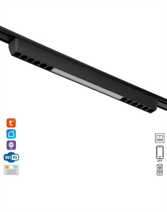 Светильник трековый SLIM "Линия трек44" LED 24Вт 3000-6000К 48V CRI90 черный 3,2х3,8х44,6см  990943 Bayerlux