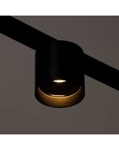 Светильник трековый SLIM "Цилинр" LED 12Вт 3000K-6000К 48V CRI90 черный 8х8х7,5см Bayerlux