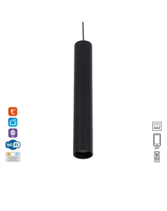 Светильник трековый SLIM "Туба" LED 12Вт 3000K-6000К 48V CRI90 черный 4,5х4,5х30см Bayerlux