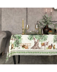 Набор кухонный «» Olivia, скатерть 110×145±3 см, салфетки 40×40 см-4 шт., 100% хлопок Этель