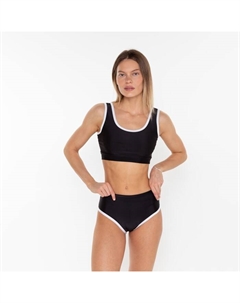 Купальник женский раздельный, цвет чёрный, размер 44 Liza volkova