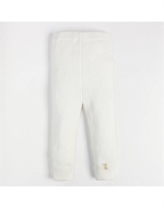 Легинсы вязаные, р.86-92, молочный Крошка я