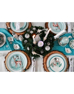 Венок новогодний d=40 см «. Звёздный» 90 ПВХ веток Елкиторг