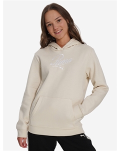 Худи для девочек Script, Бежевый Puma