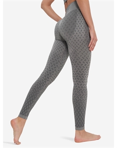 Легинсы женские HighFlow Yoga Seamless Gfx, Серый Demix