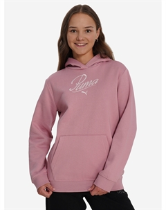 Худи для девочек Script, Розовый Puma