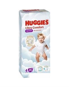 Трусики-подгузники Ultra Comfort Mega 4 Boy (46 шт) Huggies