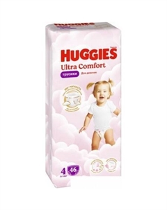 Трусики-подгузники Ultra Comfort Girl Mega 4 (46 шт) Huggies