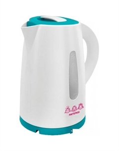 Электрический чайник EK-1701M (белый/бирюзовый) Мастерица