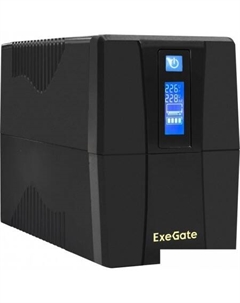 Источник бесперебойного питания Power Smart ULB-1000.LCD.AVR.2SH.RJ.USB EX292792RUS Exegate