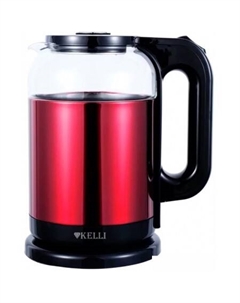 Электрический чайник KL-1807 (красный) Kelli