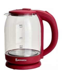 Электрочайник ВА-1035 (бордовый) Василиса