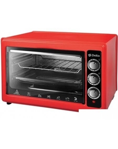 Мини-печь D-0123 (красный) Delta