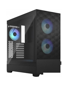 Pop Air RGB Black TG Clear Tint FD-C-POR1A-06 Fractal design