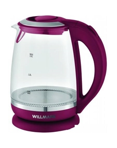 Электрочайник WEK-2005G (бордовый) Willmark