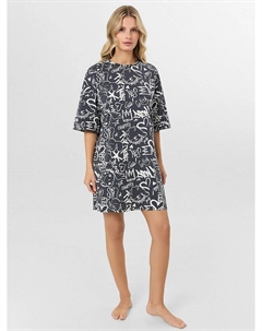 Туника женская домашняя с принтом граффити Mark formelle