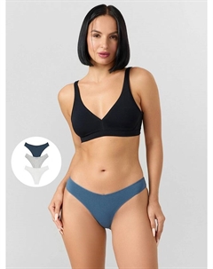 Трусы бразилиана женские в наборе, 3 шт Mark formelle