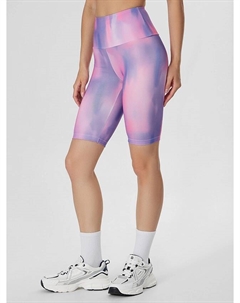 Велосипедки женские фиолетовые с обработкой "тай-дай" Mark formelle