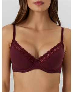 Бюстгальтер женский бордовый Mark formelle
