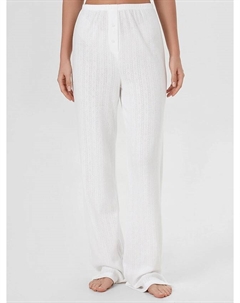 Брюки домашние женские белые Mark formelle