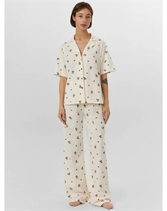 Комплект домашний женский с принтом мишки Mark formelle