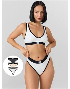 Трусы бразилиана женские в наборе, 3 шт Mark formelle