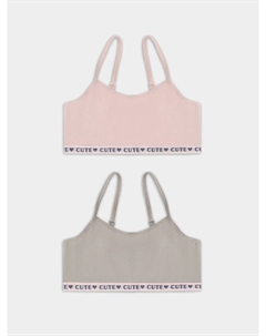 Топ бюстье для девочек в наборе, 2 шт Mark formelle