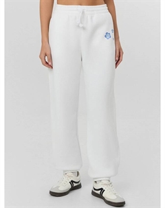 Брюки женские белые с печатью Mark formelle