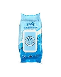 Влажные салфетки ZALA Антибактериальные с экстрактом алоэ ZL25600 Zala