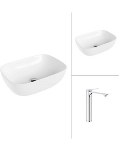 Умывальник со смесителем Lauter 21493A + Rio 21AM12672