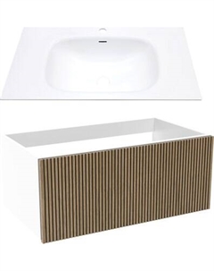 Тумба с умывальником ЗОВ Кито 100 / K100LW0MRM-M115W100 Зов