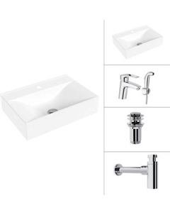 Умывальник со смесителем Lauter 21887B + Spray 21CK308C + сифон 21635CH + донный клапан 21190CH